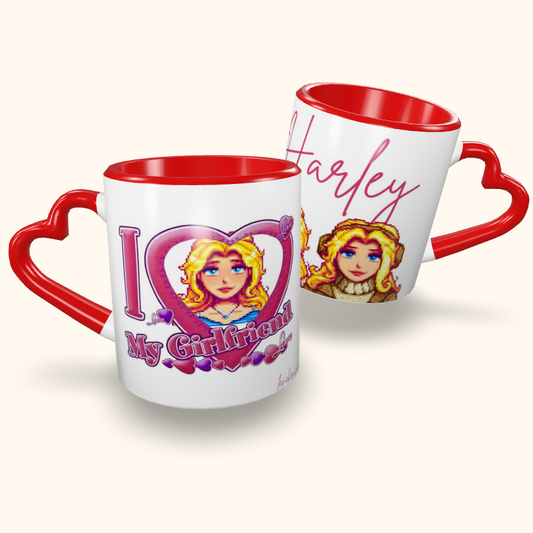 Caneca de Cerâmica I Love My Girlfriend - Stardew Valley - Harley