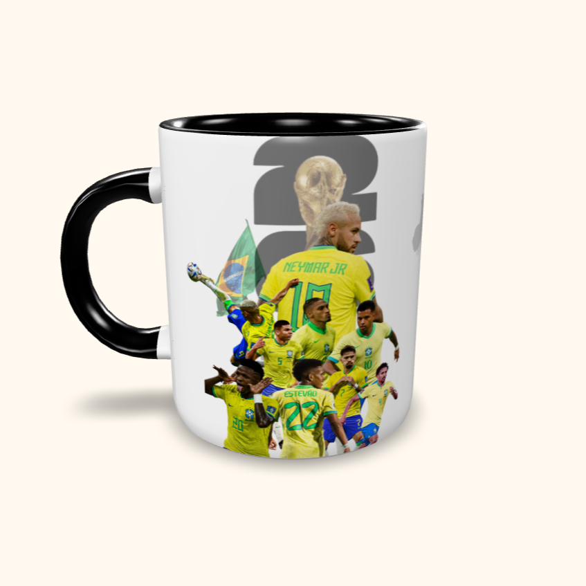 Caneca de Cerâmica Copa 2026 - Rumo ao Hexa