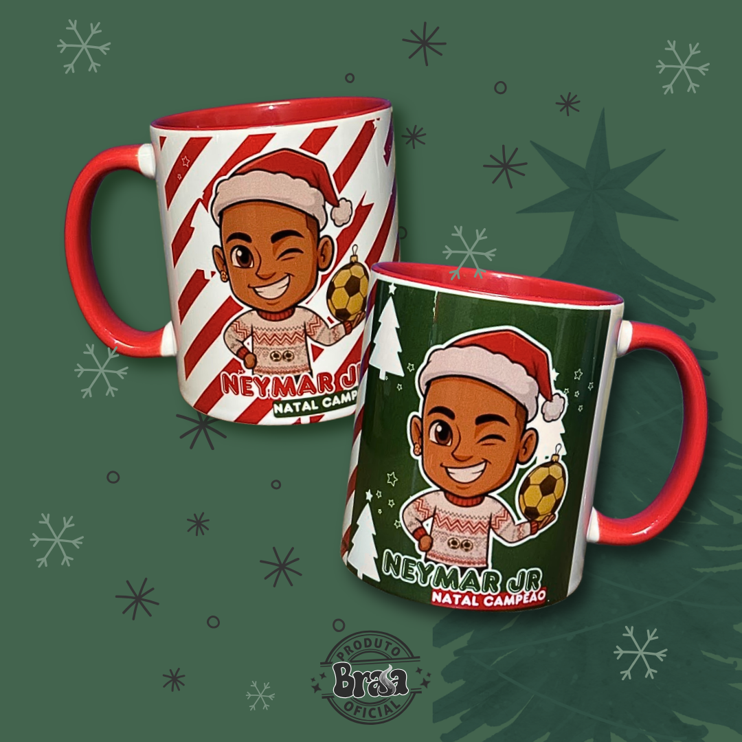 Caneca de Cerâmica Neymar - Natal Campeão