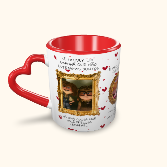 Caneca de Cerâmica Up Altas Aventuras - Se houver um amanhã
