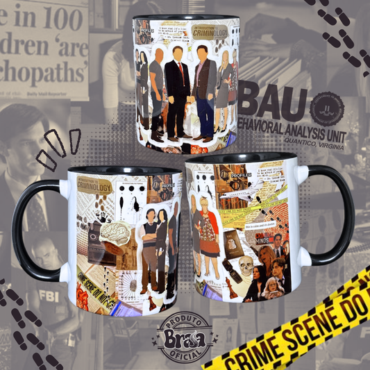 Caneca de Cerâmica Seriados - Criminal Minds