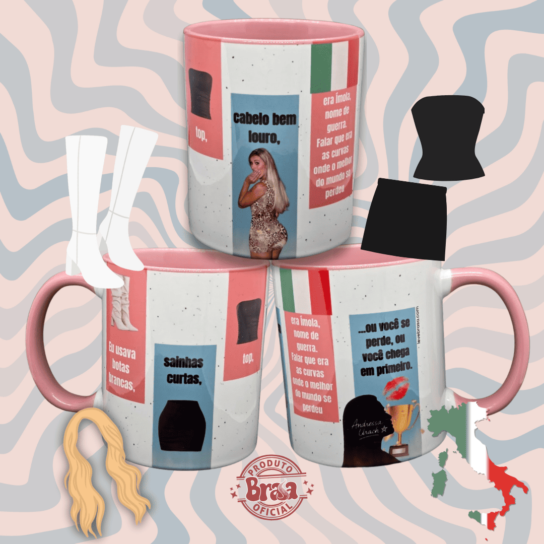 Caneca de Cerâmica Artistas -  Imola (Andressa Urach)