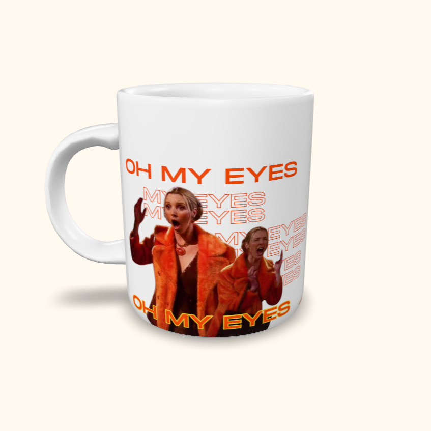 Caneca de Cerâmica Friends - Oh My Eyes