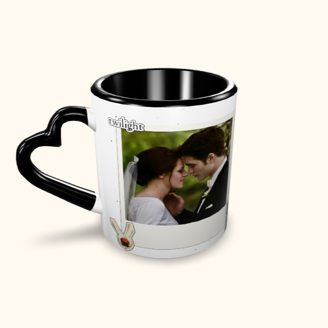 Caneca de Cerâmica Filmes - Edward e Bella