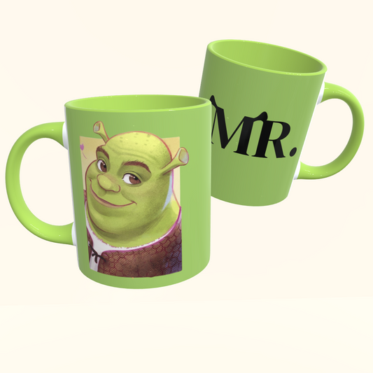 Caneca de Cerâmica Dia dos Namorados - Mr Shrek