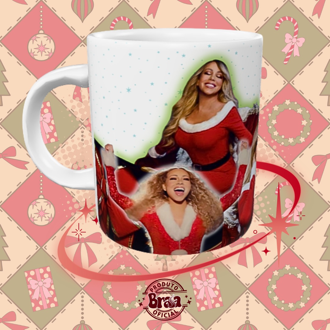 Caneca de Cerâmica Mariah - It’s time