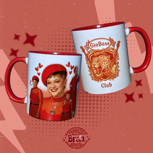 Caneca de Cerâmica Giovanna - Gio Boss Club Vermelho