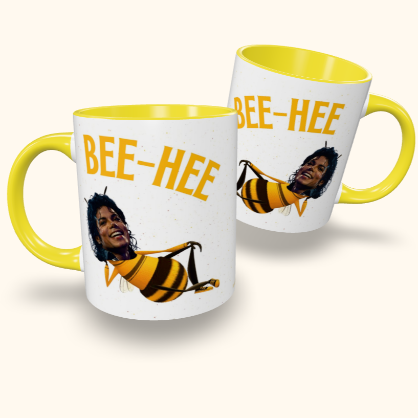 Caneca de Cerâmica Michael Jackson BeeHee