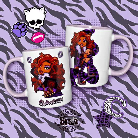 Caneca de Cerâmica Monster High - Clawdeen Wolf