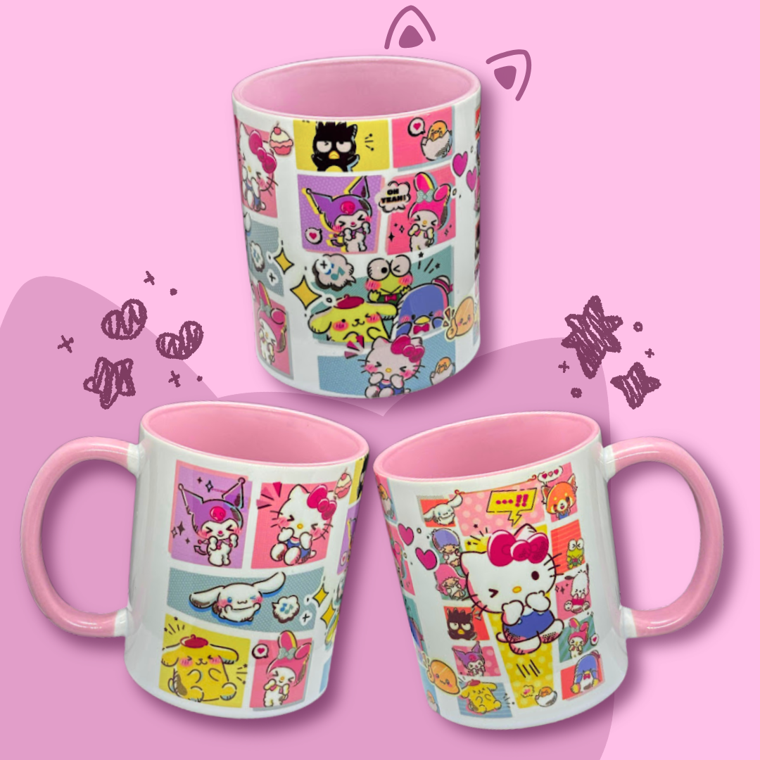 Caneca de Cerâmica Hello Kitty