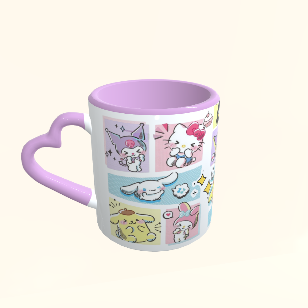 Caneca de Cerâmica Hello Kitty