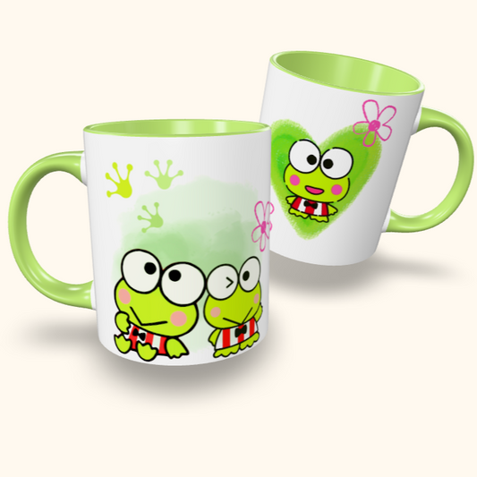 Caneca de Cerâmica Hello Kitty - Keroppi