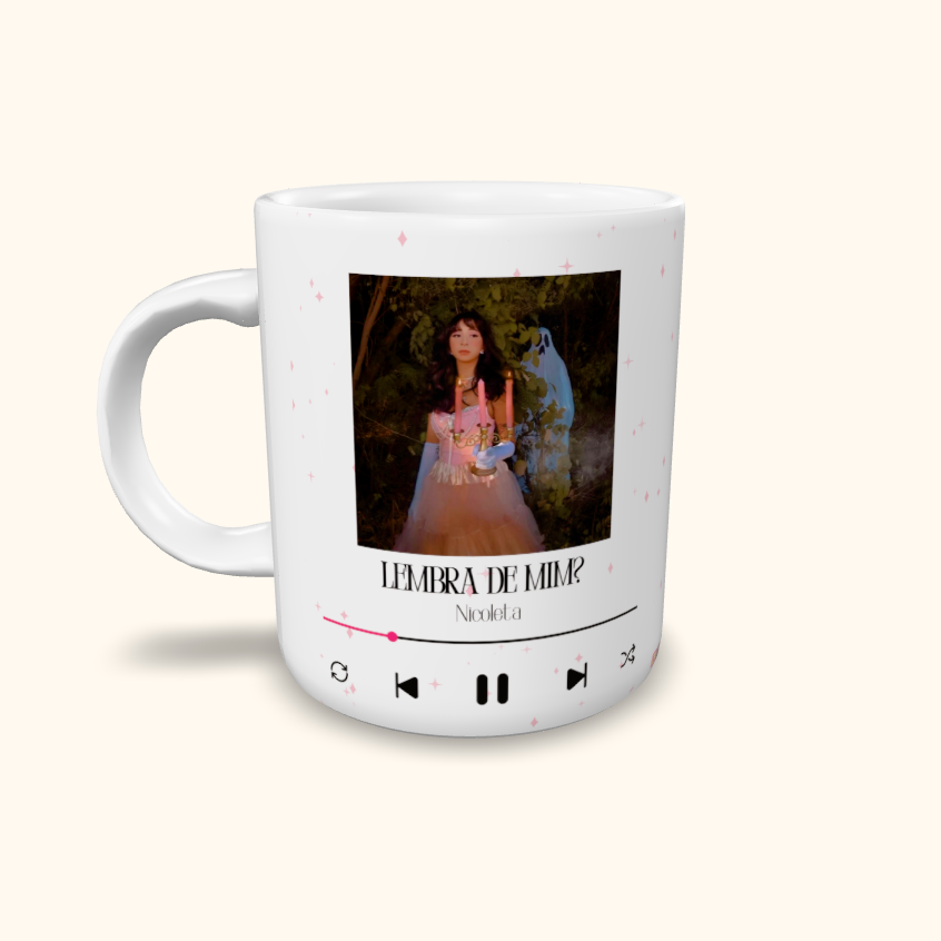 Caneca de Cerâmica Nicoleta - Lembra de mim?