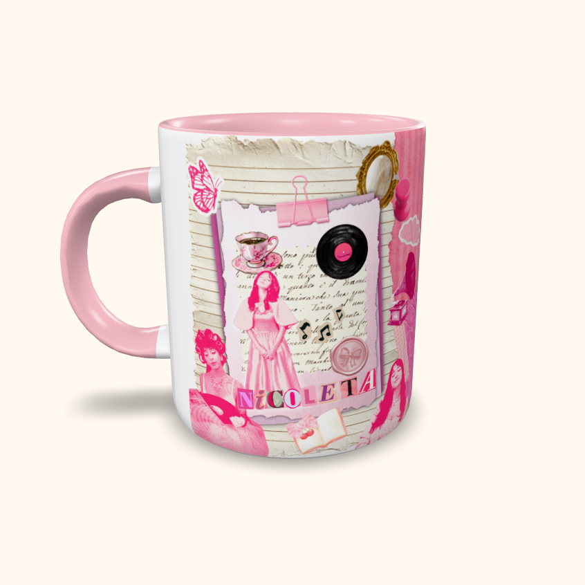 Caneca de Cerâmica Nicoleta - Colagens