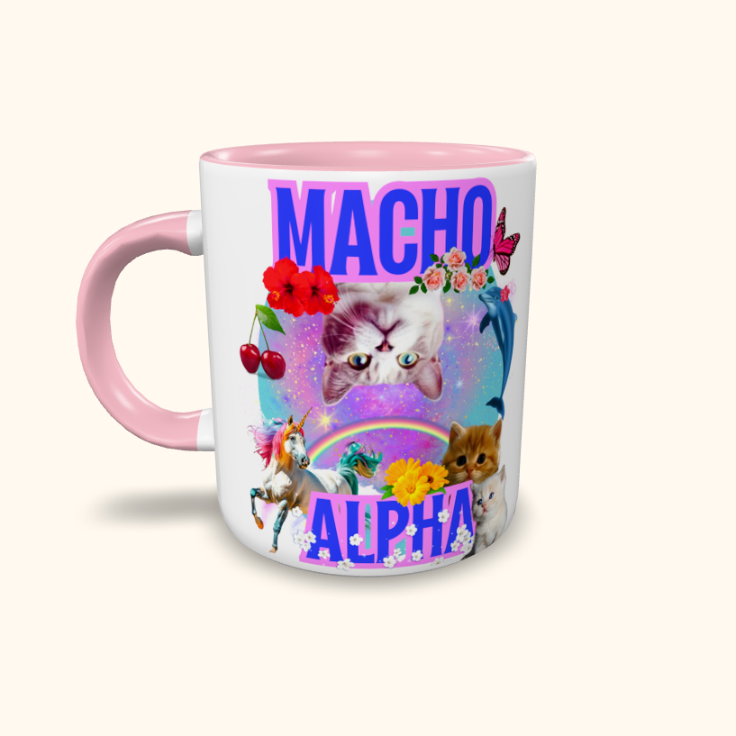 Caneca de Cerâmica Macho Alpha