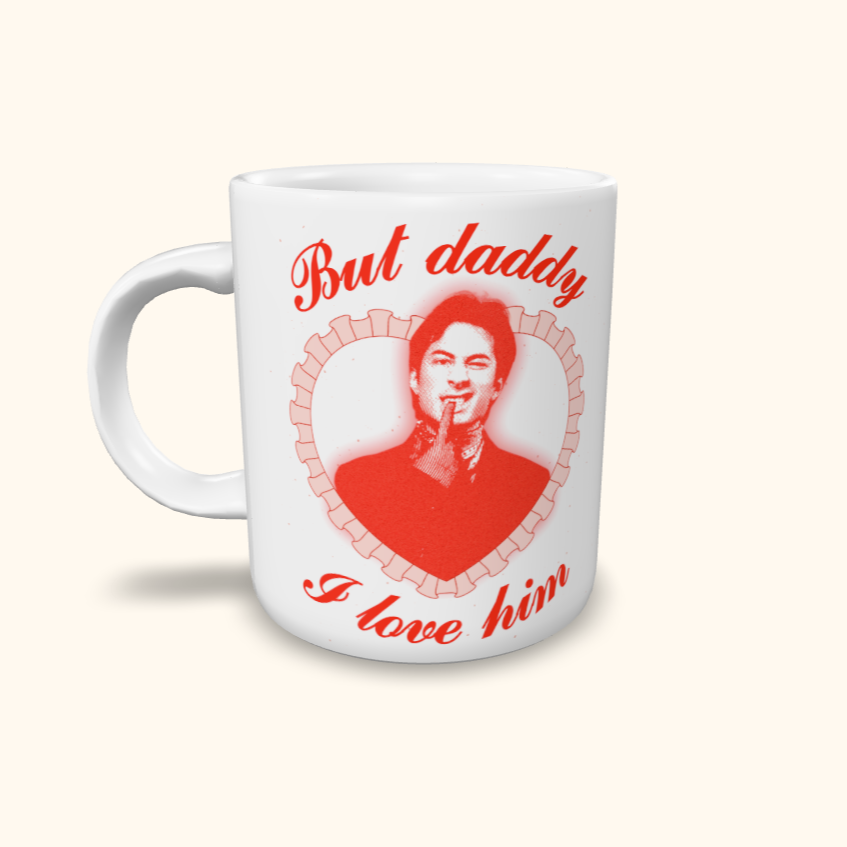 Caneca de Cerâmica Heated Rivalry - But daddy i love him - Hudson Williams