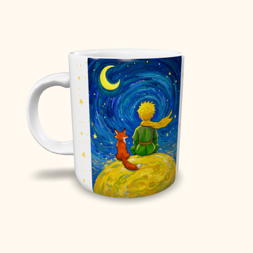 Caneca de Cerâmica Filmes - Pequeno Principe Estrela