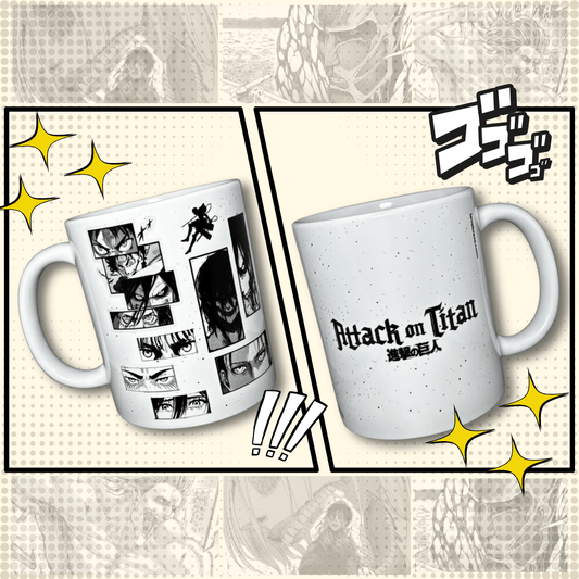 Caneca de Cerâmica Attack On Titan - Shingeki No Kyojin