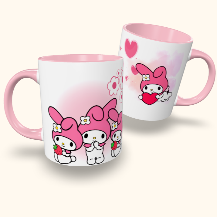 Caneca de Cerâmica Hello Kitty - My Melody