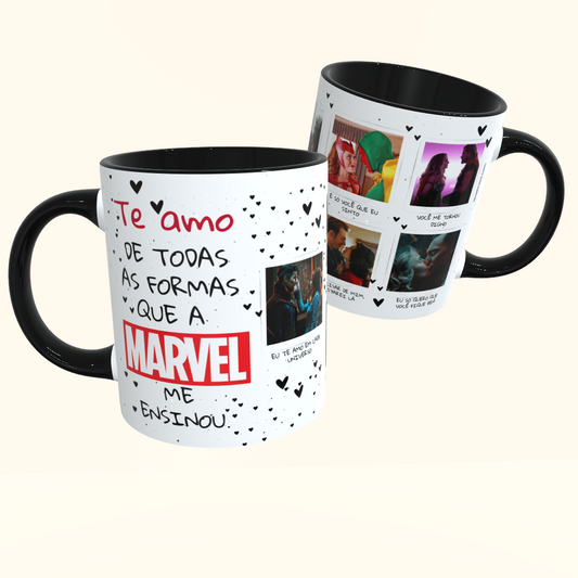 Caneca de Cerâmica Dia dos Namorados - Marvel