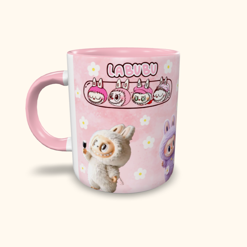 Caneca de Cerâmica Labubu
