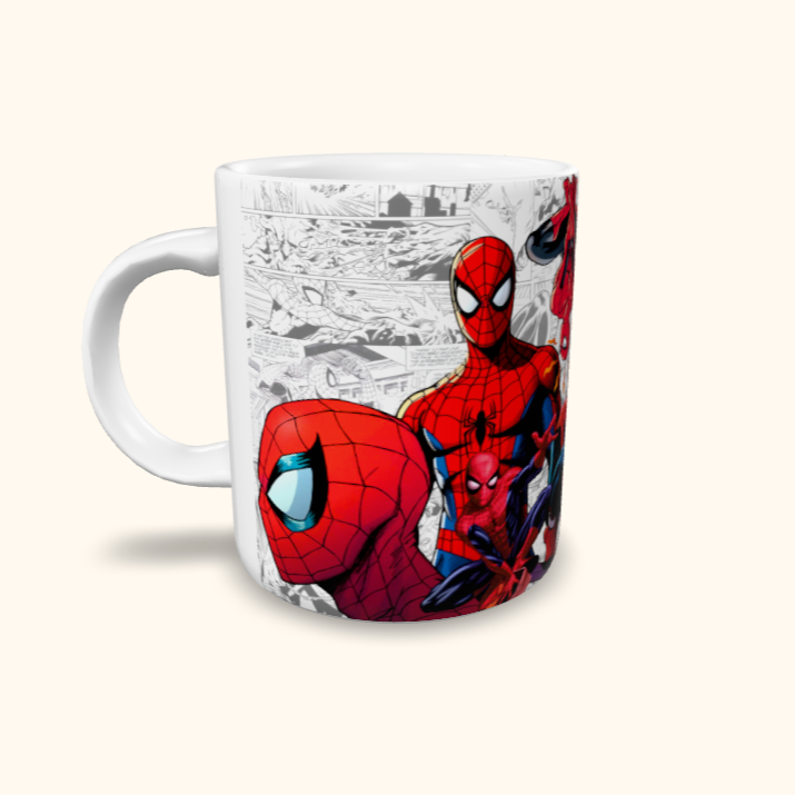 Caneca de Cerâmica Herois - HQ P&B Homem Aranha