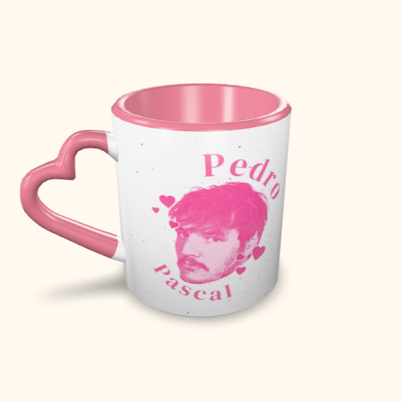 Caneca de Cerâmica Artistas - Pedro Pascal