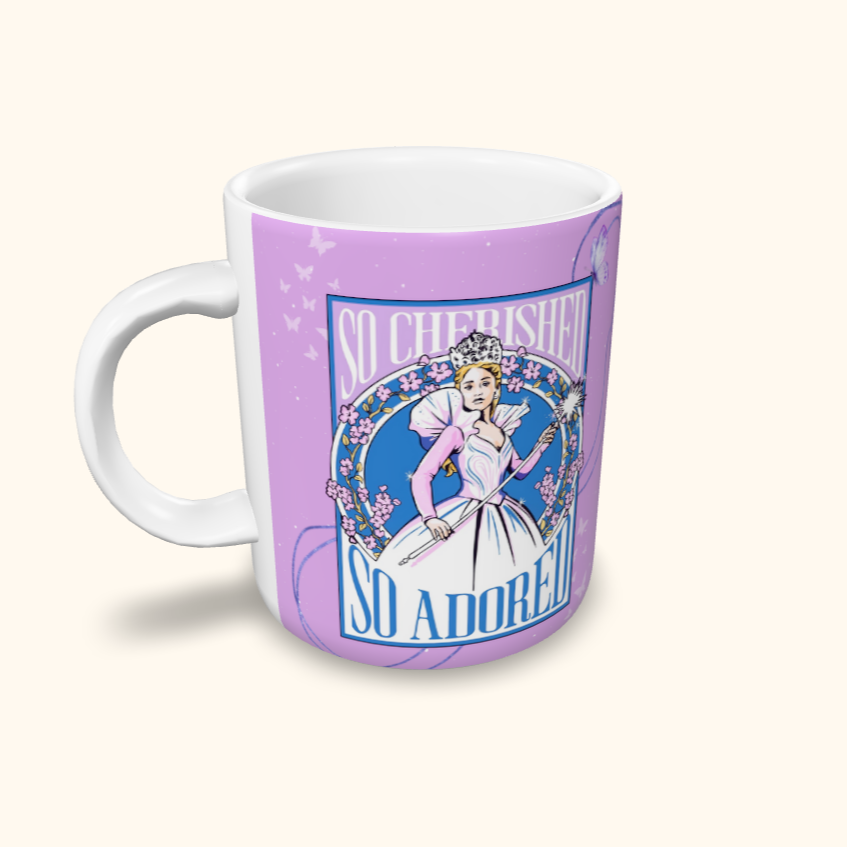 Caneca de Cerâmica Filmes - Cartaz Glinda So Adored