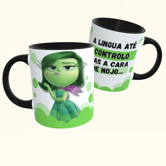 Caneca de Cerâmica Divertidamente - Nojinho - Frase