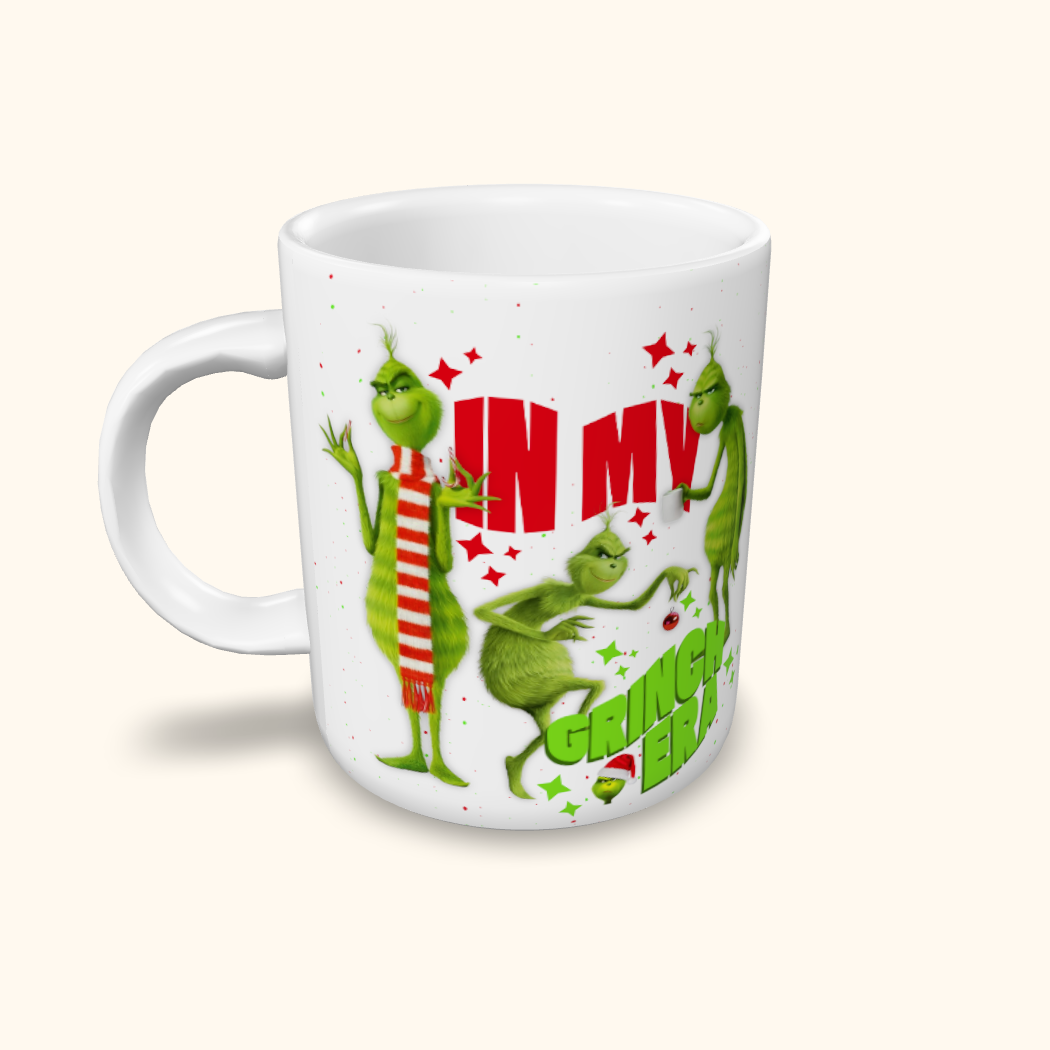 Caneca de Cerâmica Natal - In My Grinch Era