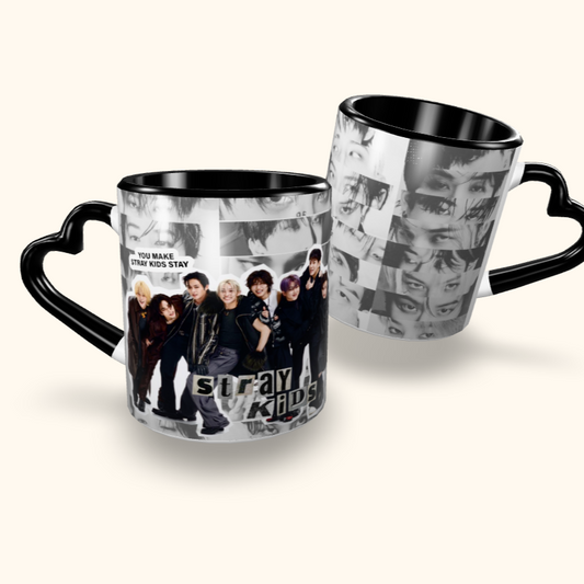 Caneca de Cerâmica Artistas - Stray Kids - You Make Stray Kids Stay