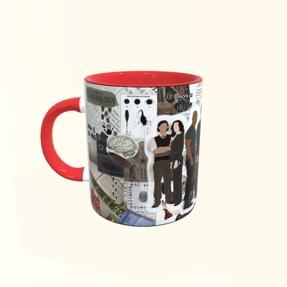 Caneca de Cerâmica Seriados - Criminal Minds