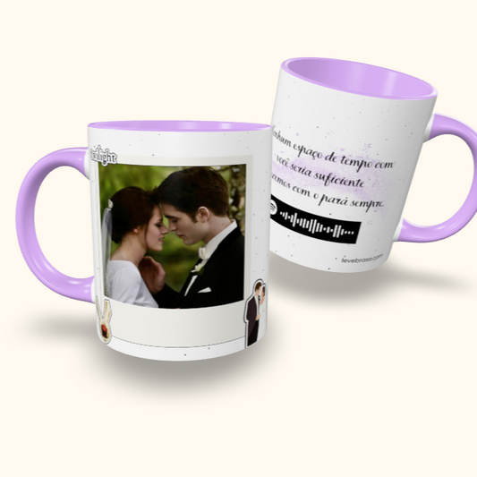 Caneca de Cerâmica Filmes - Edward e Bella