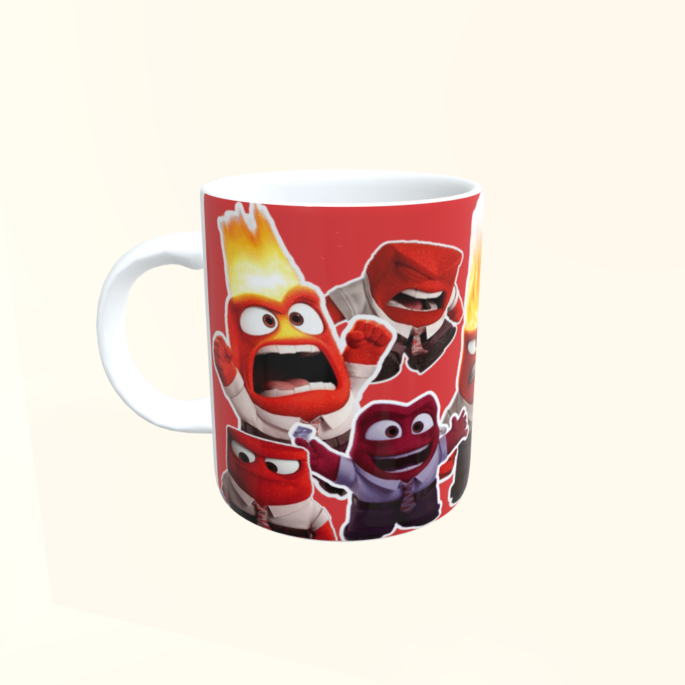 Caneca de Cerâmica Divertidamente - Raiva