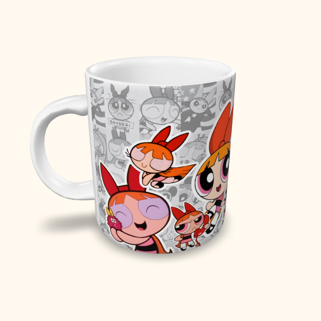 Caneca de Cerâmica Meninas Super Poderosas - Florzinha