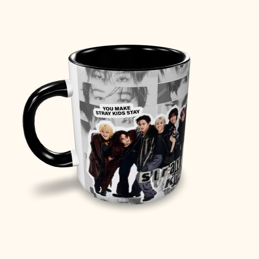 Caneca de Cerâmica Artistas - Stray Kids - You Make Stray Kids Stay