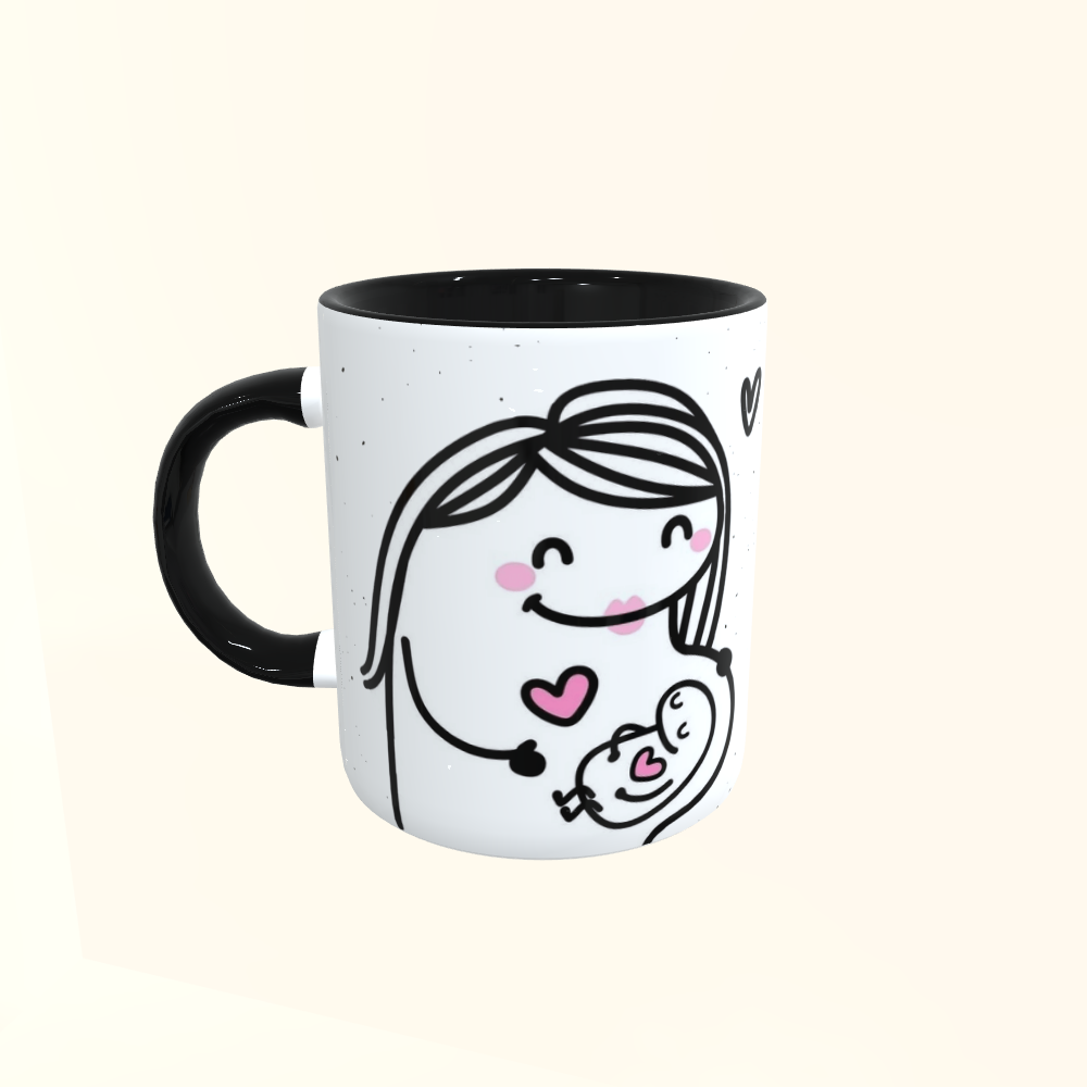 Caneca de Cerâmica Promovida a mamãe do ano