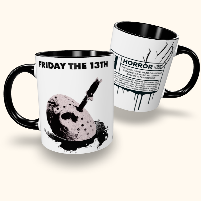 Caneca de Cerâmica Sexta Feira 13