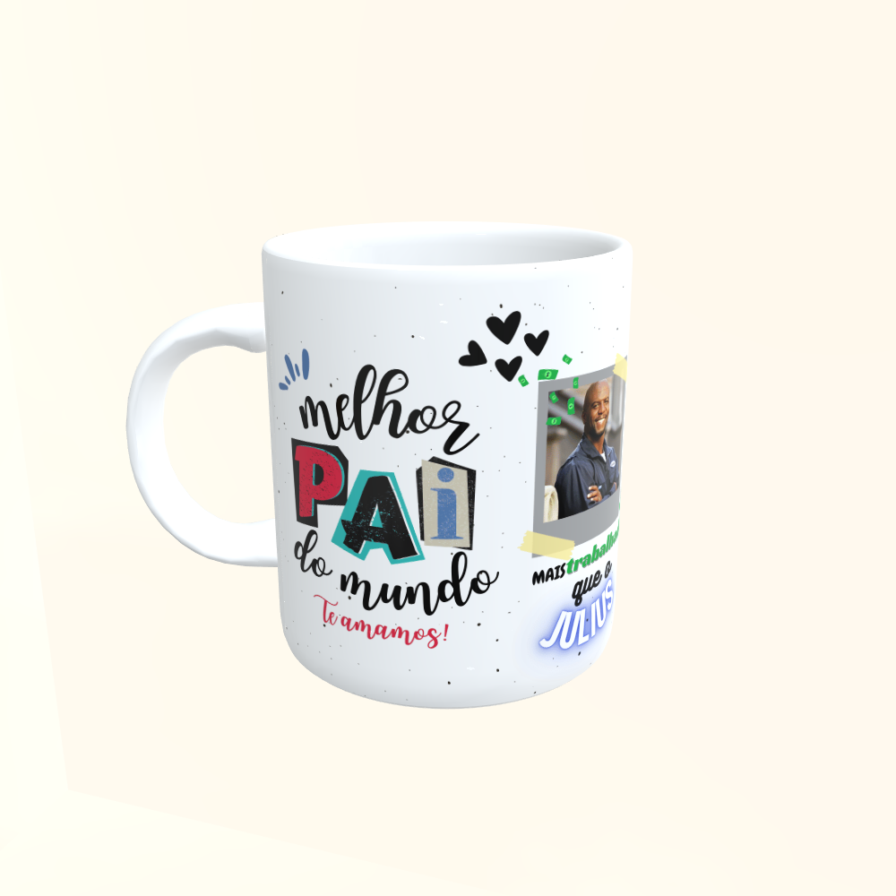 Caneca de Cerâmica Dia dos Pais - Séries
