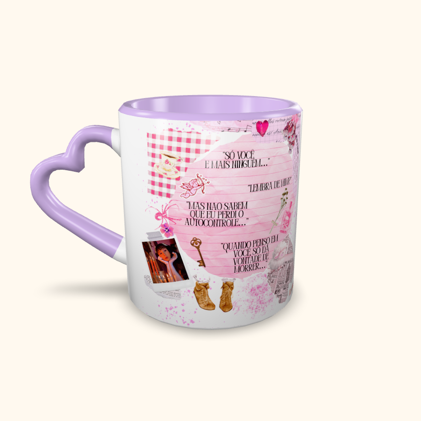 Caneca de Cerâmica Nicoleta - Músicas