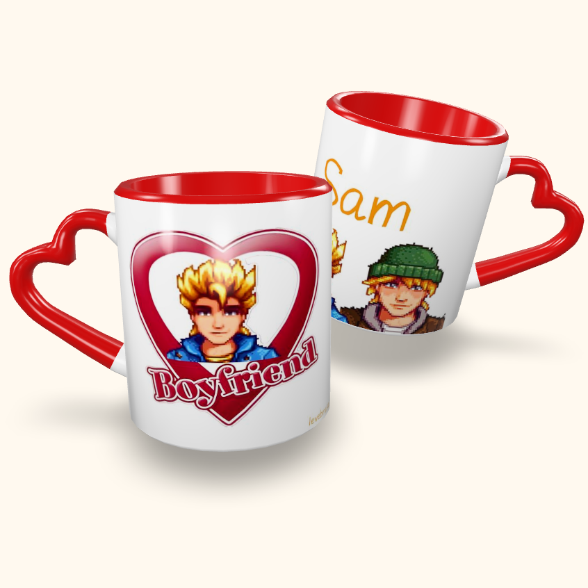 Caneca de Cerâmica I Love My Boyfriend - Stardew Valley - Sam