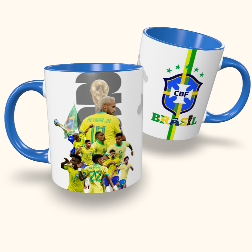 Caneca de Cerâmica Copa 2026 - Rumo ao Hexa