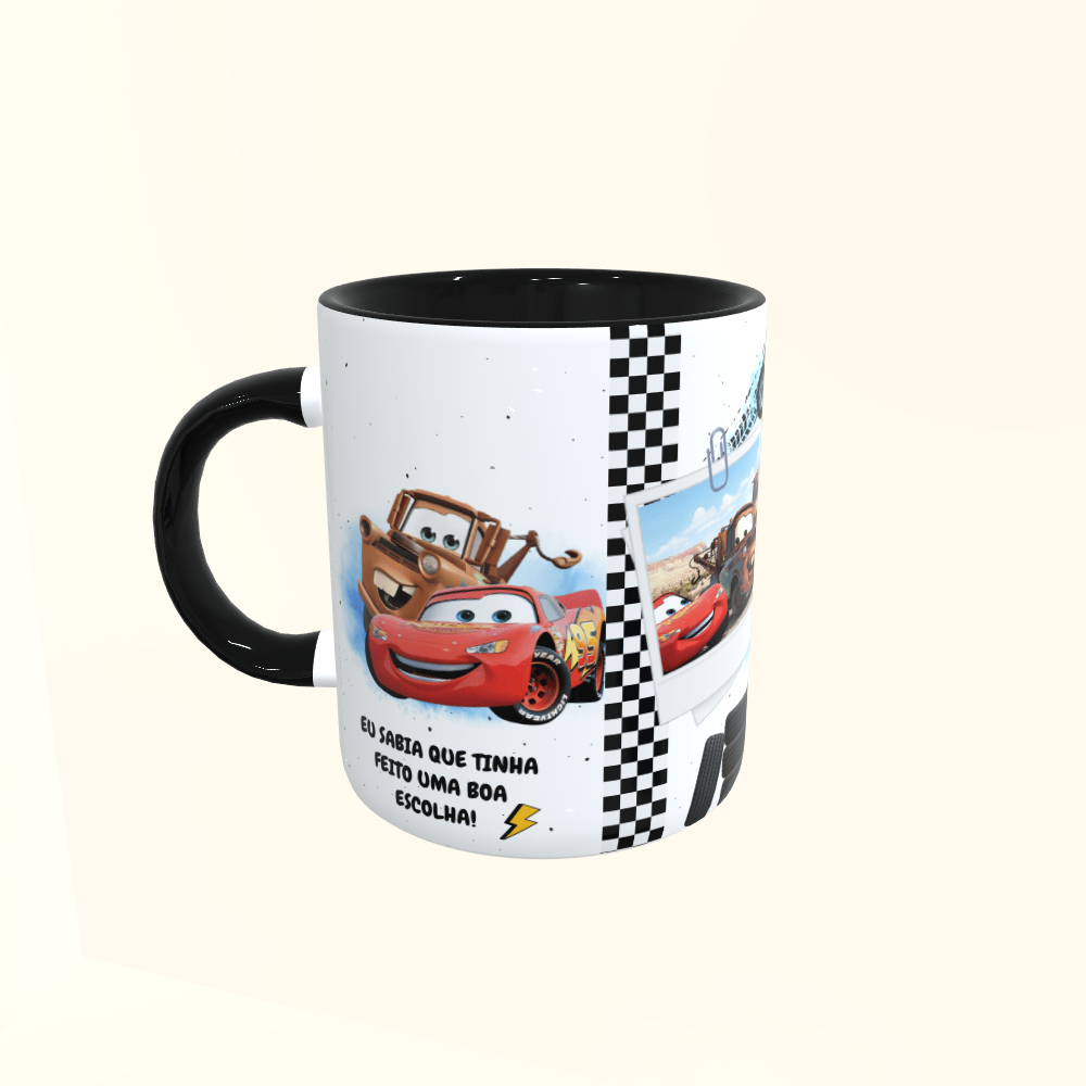 Caneca de Cerâmica McQueen & Mate - Mió Amigo