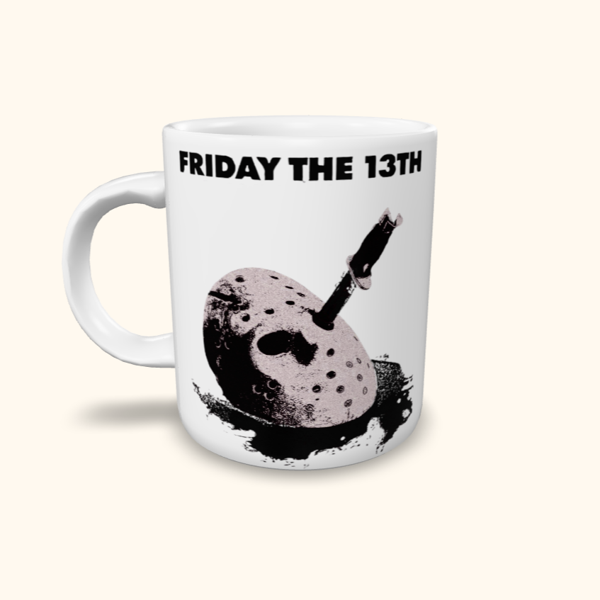 Caneca de Cerâmica Sexta Feira 13
