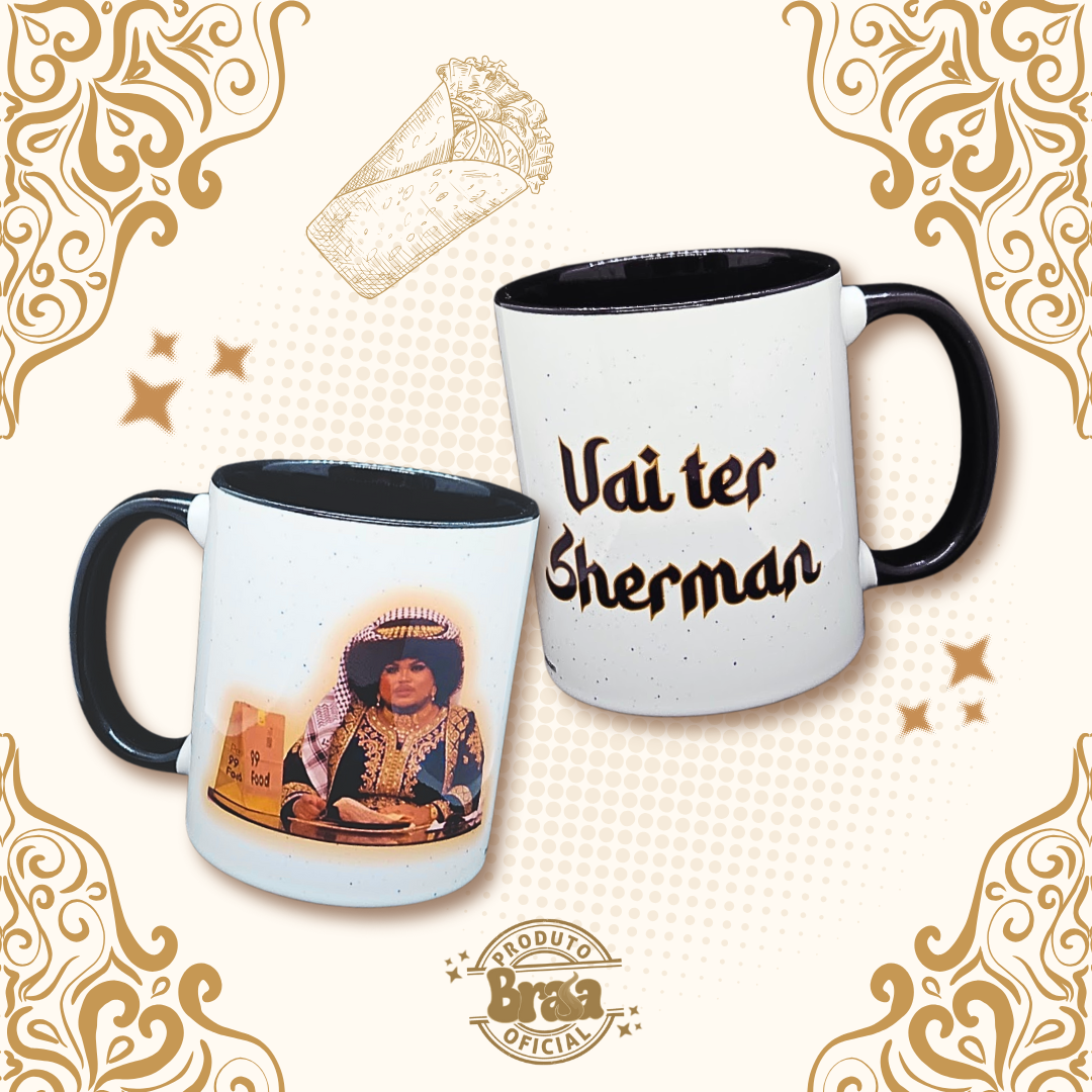 Caneca de Cerâmica Jordann - Vai ter Sherman