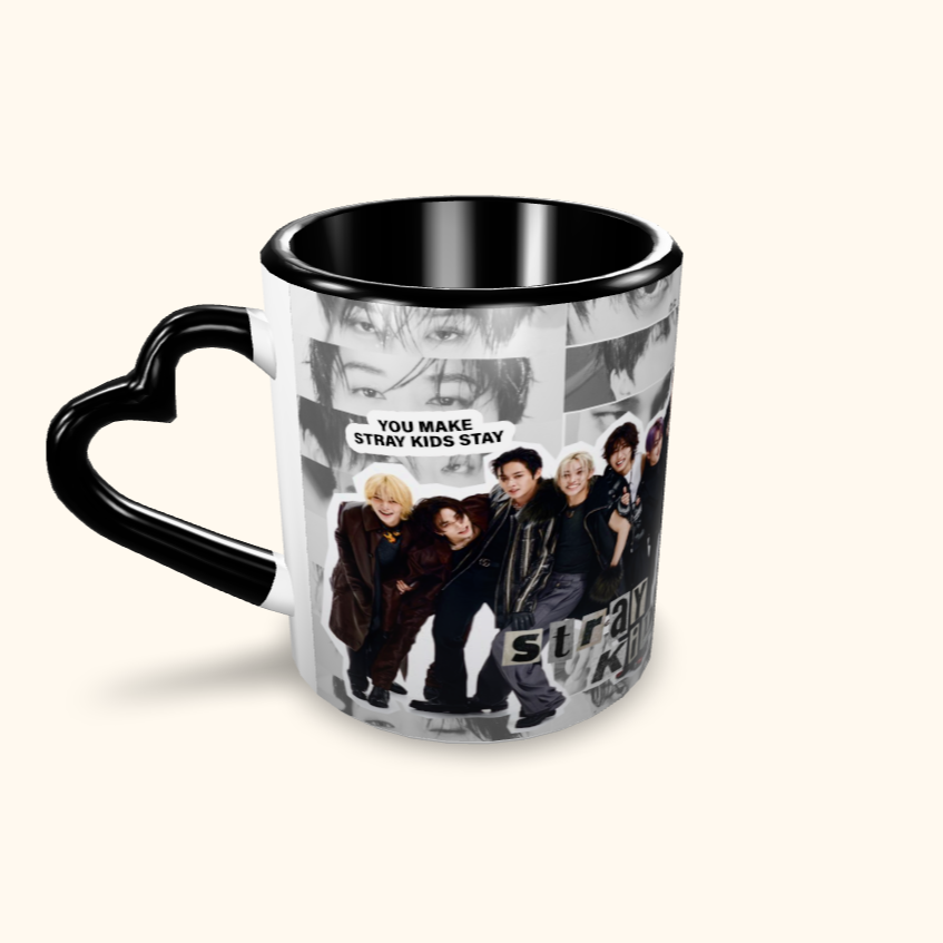 Caneca de Cerâmica Artistas - Stray Kids - You Make Stray Kids Stay
