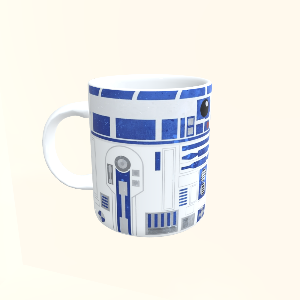 Caneca de Cerâmica Filmes - Star Wars - R2-D2