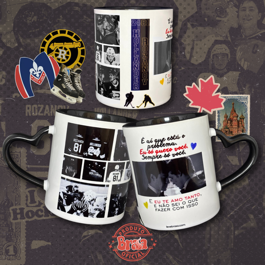 Caneca de Cerâmica Heated Rivalry - Sempre só você