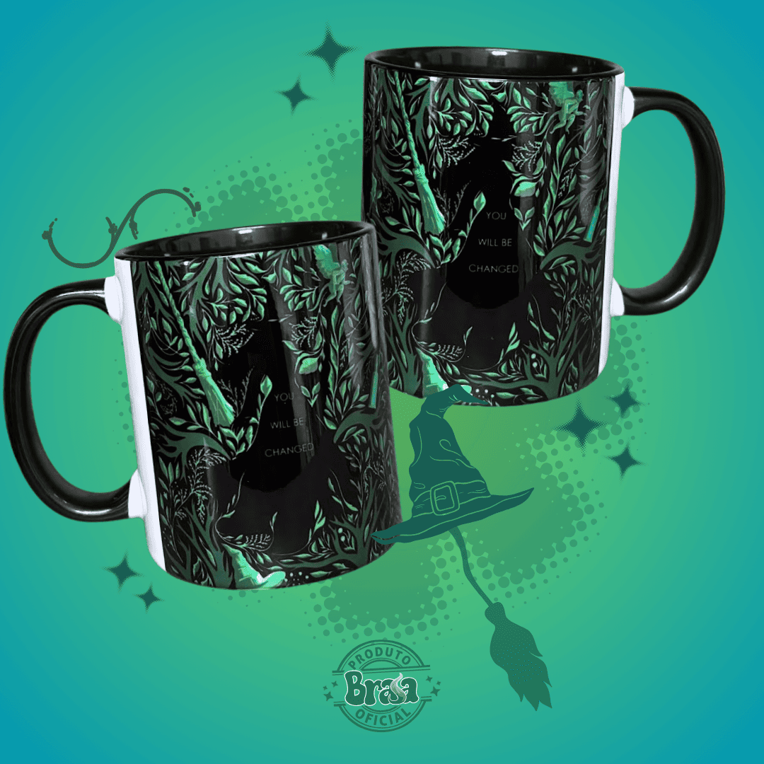 Caneca de Cerâmica Filme - Elphaba Desenho