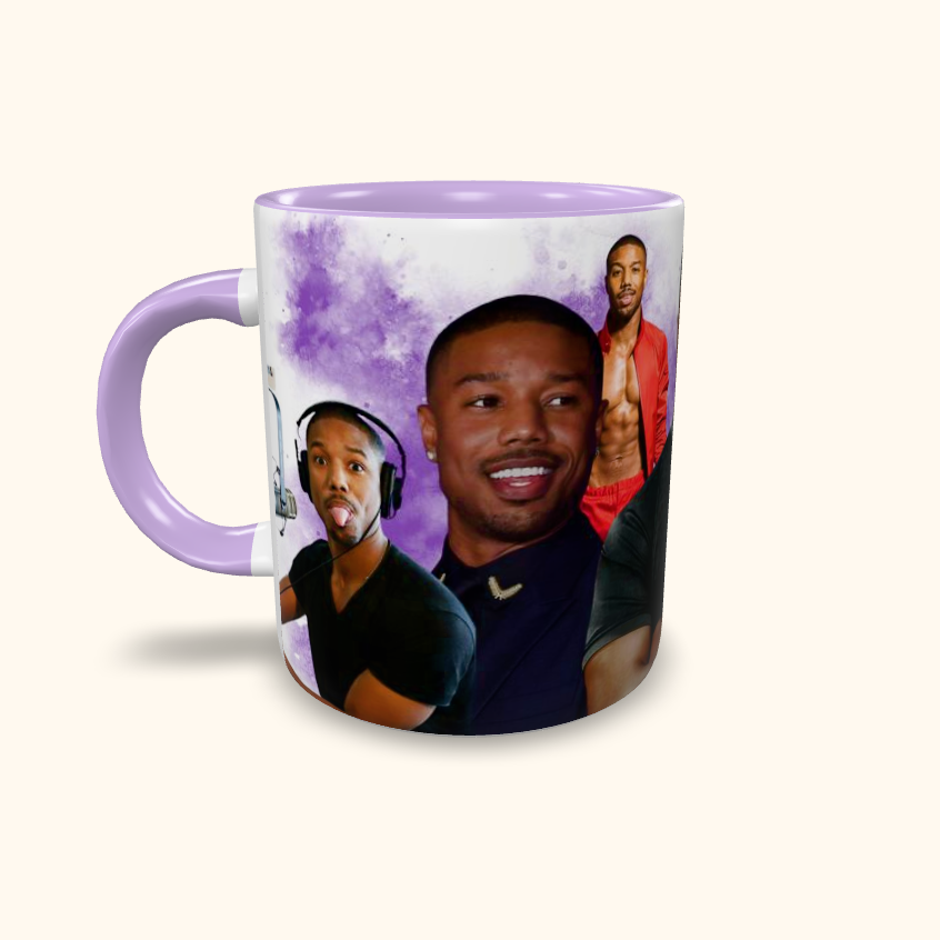 Caneca de Cerâmica Artistas - Michael B. Jordan